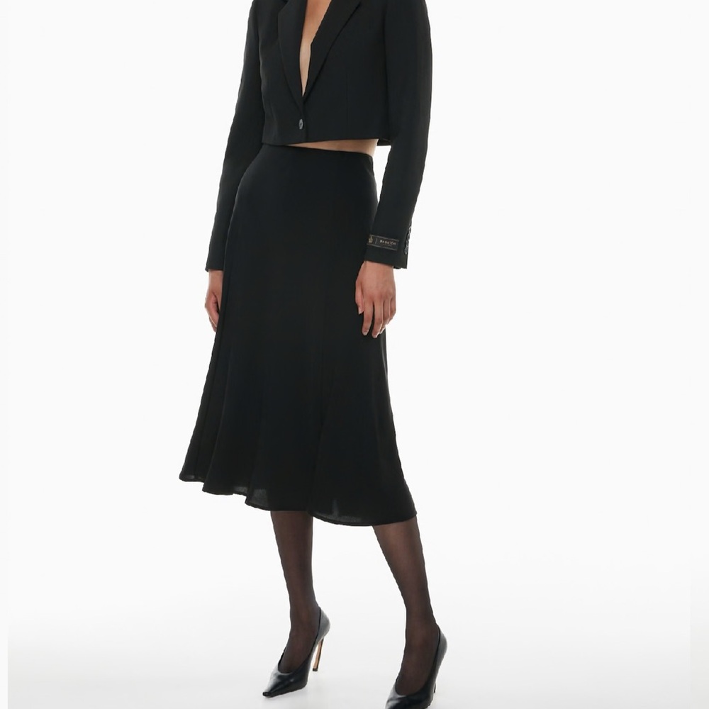 Aritzia Babylon NWT Pieta Elegant Navy  Midi Skirt